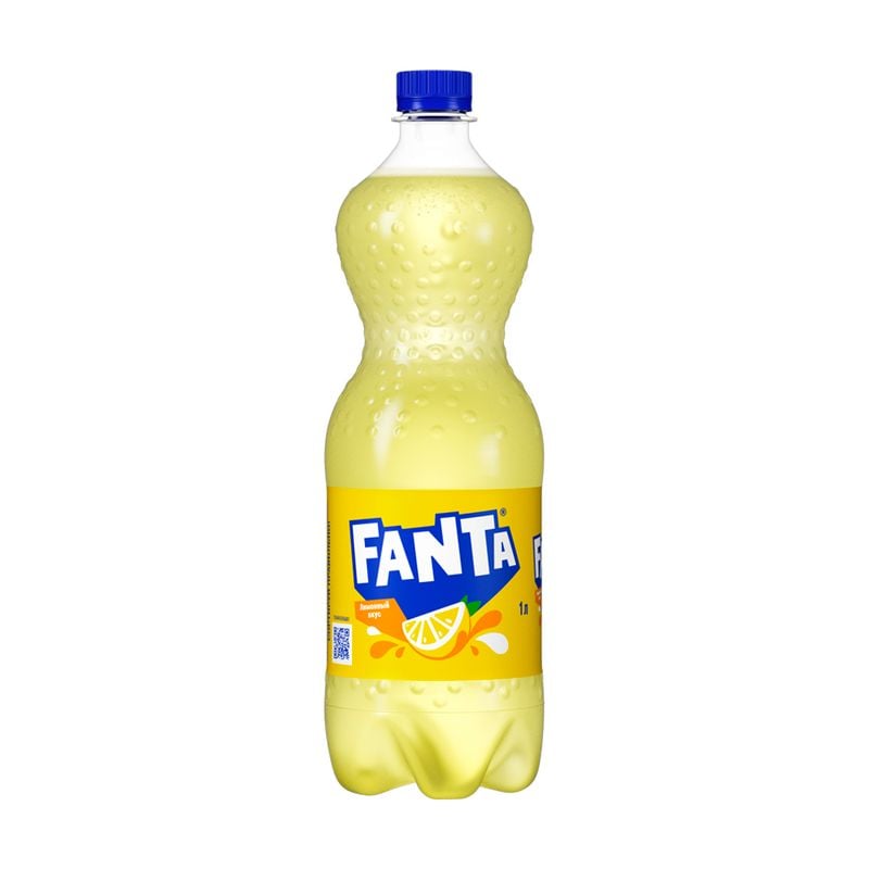 Напиток сильногазированный, Fanta, лимон, 1 л