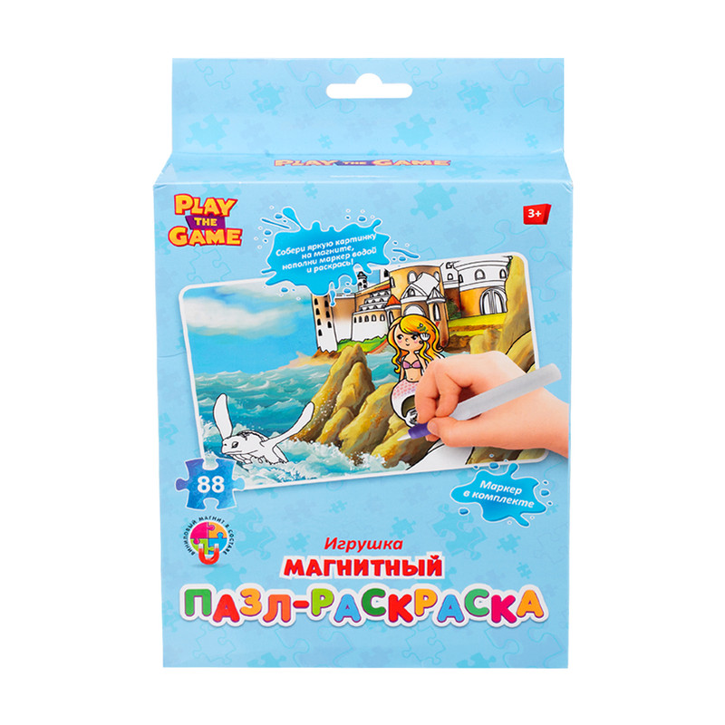 Игрушка "Магнитный пазл-раскраска", Play the Game, в ассортименте