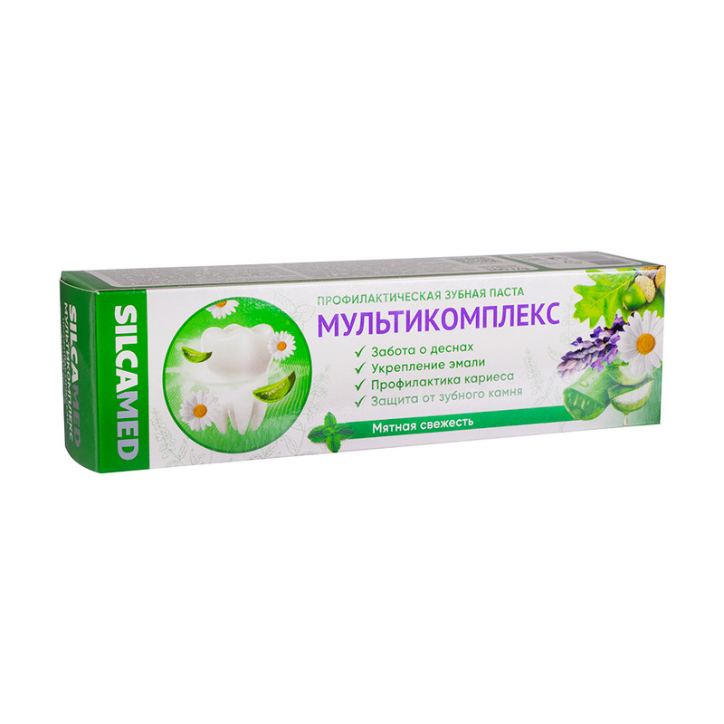 Зубная паста "Мультикомплекс", Silcamed, 100 г