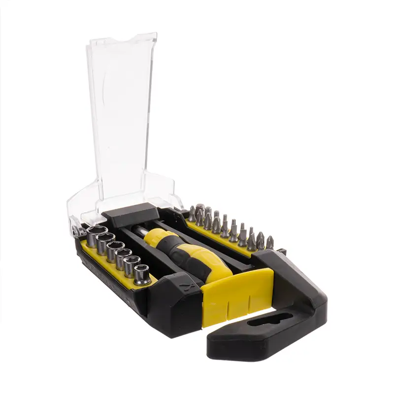 Набор бит и торцевых головок с рукояткой, Master Hand, 25 предметов, в ассортименте