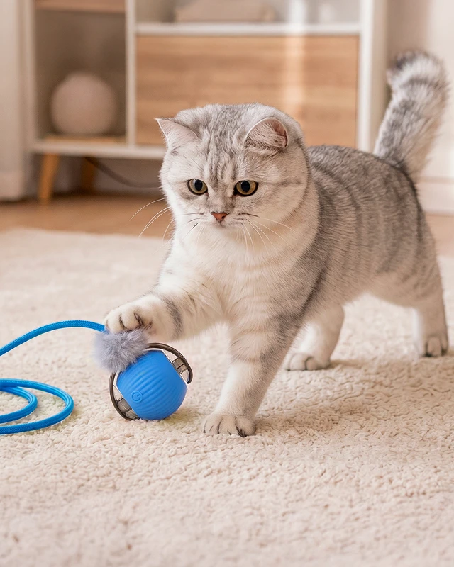 Игрушка для кошек "Неуловимый шар", Pet Club, в ассортименте