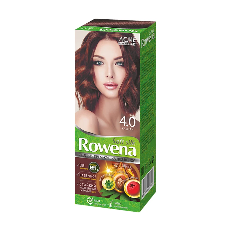 Крем-краска для волос, Rowena soft, в ассортименте