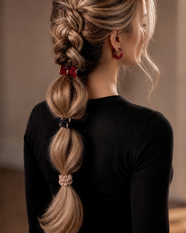 Резинка для волос, INSTYLE, 3 шт., в ассортименте