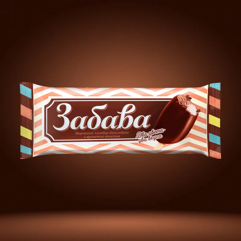 Мороженое двухслойное, Забава, 70 г