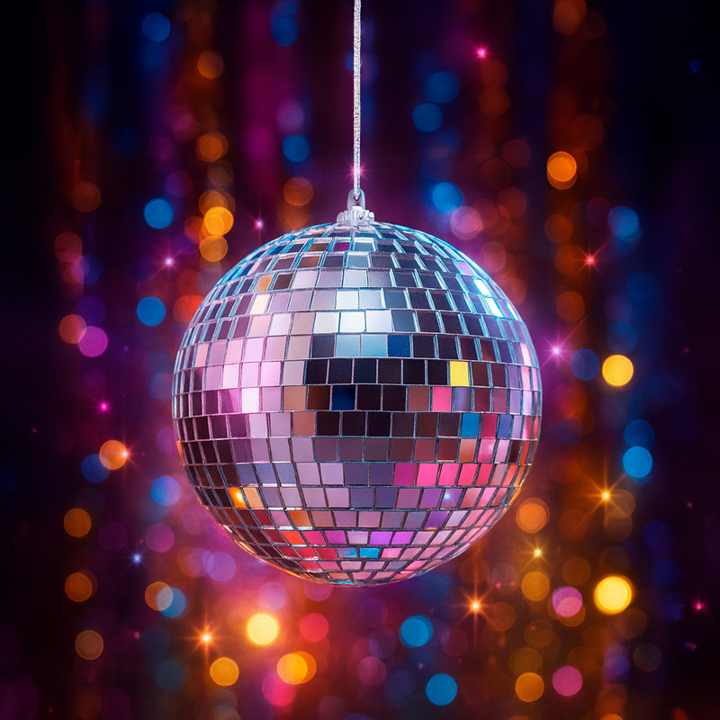 Диско-шар, PARTY, 14,5 см, в ассортименте