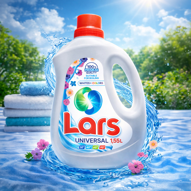 Средство жидкое для стирки, LARS, универсальное, 1,55 л