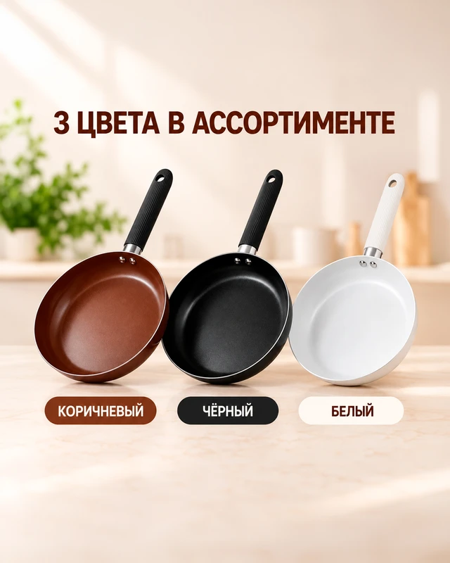 Сковорода, O'Kitchen, 24 см, в ассортименте