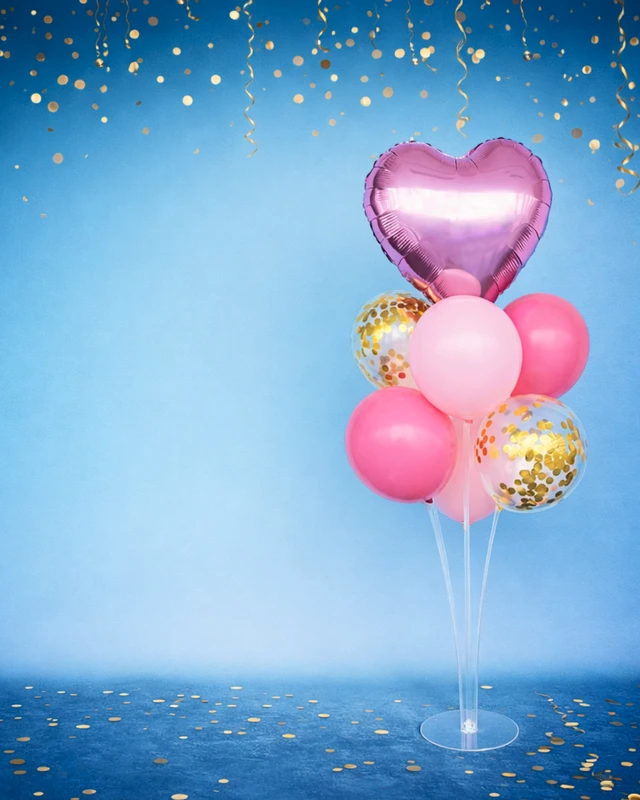 Декорация из 7 шаров на подставке, Party, в ассортименте