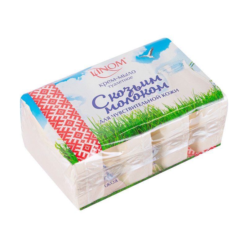 Мыло туалетное классическое, LINOM, 300 г, в ассортименте
