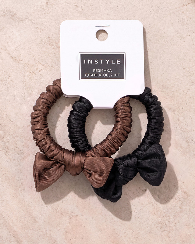 Резинка для волос, INSTYLE, 2 шт., в ассортименте