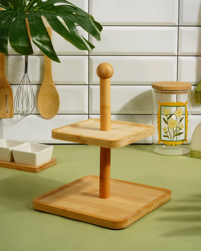 Этажерка двухъярусная, O’Kitchen, в ассортименте