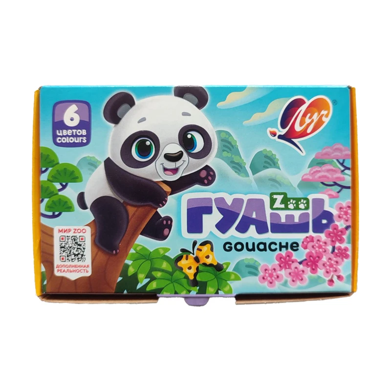 Гуашь "ZOO", Луч, 6 цветов