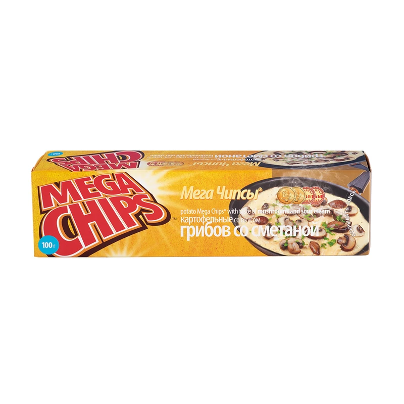 Мегачипсы картофельные, Megachips, 100 г, в ассортименте - купить