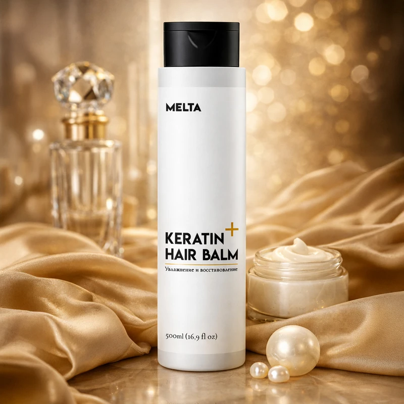 Бальзам для волос "KERATIN+", MELTA, 500 мл