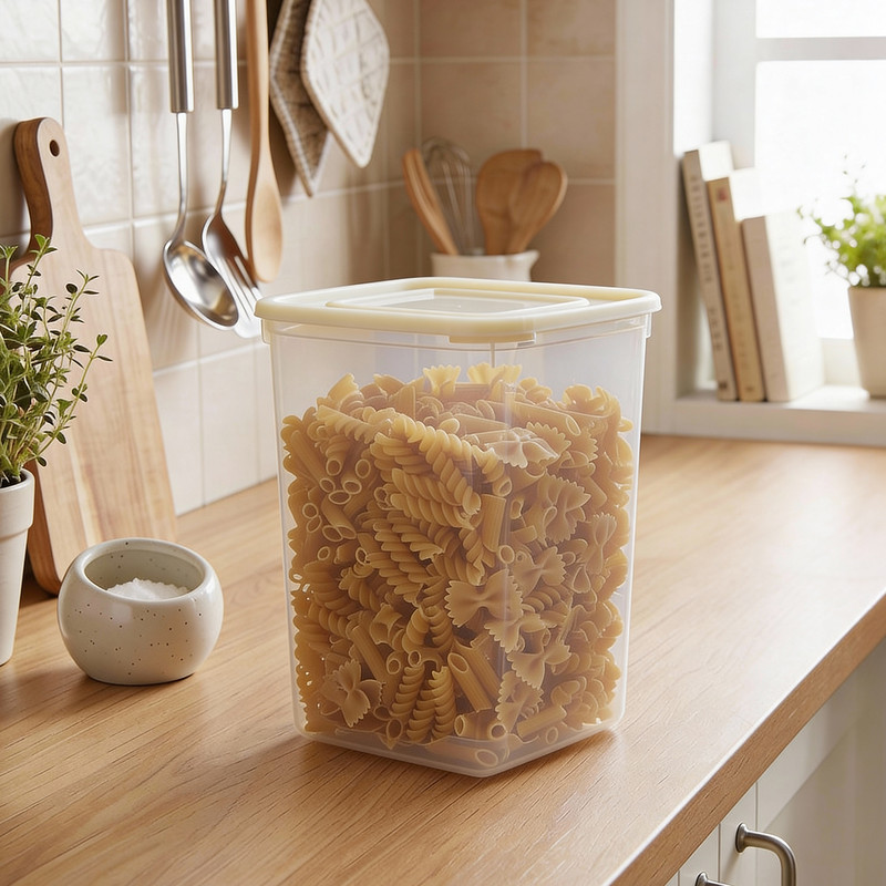 Банка для сыпучих продуктов, ПОЛИМЕРБЫТ, 2,4 л, в ассортименте