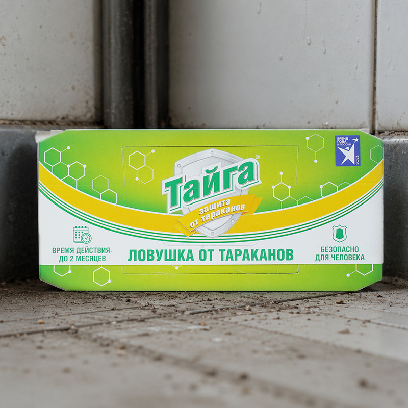 Клеевая ловушка от тараканов, Тайга, 1 шт.