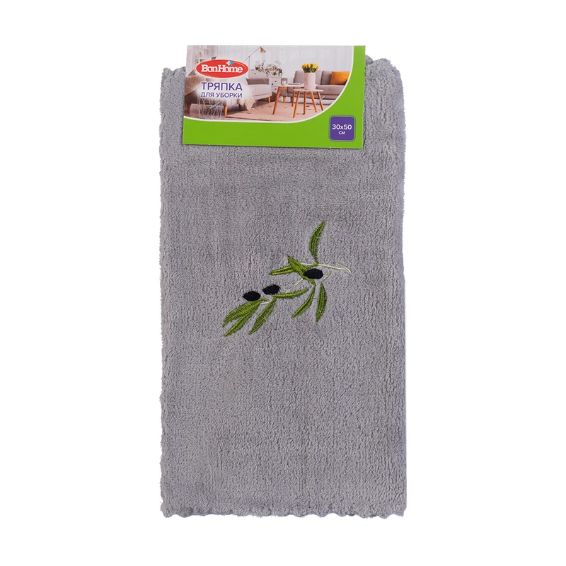 Тряпка для уборки, BonHome, 30х50 см, в ассортименте