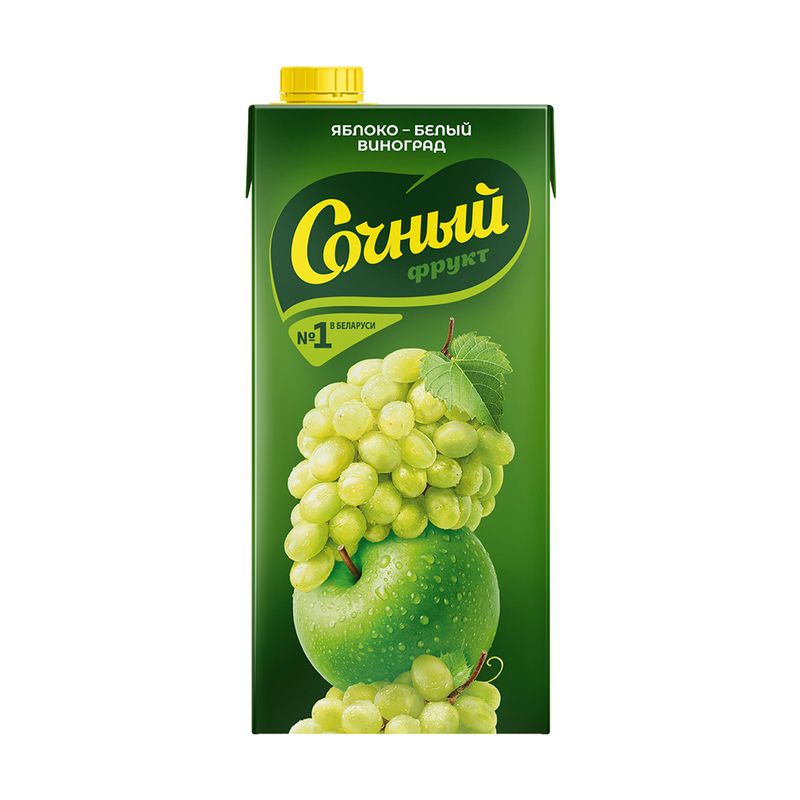 Нектар "Сочный фрукт", Сочный, 1,95 л, в ассортименте
