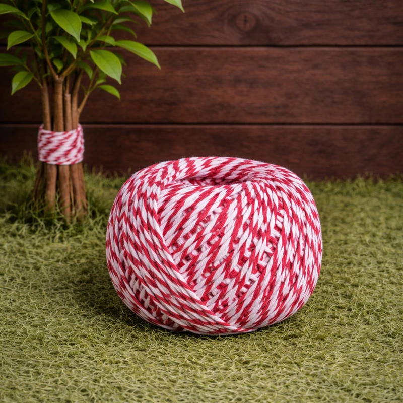 Нить хлопковая для подвязки растений, GreenArt, 100 м, в ассортименте