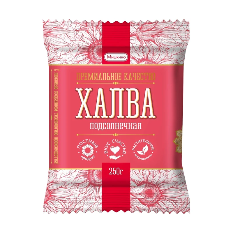 Халва подсолнечная "Мишкино", 250 г