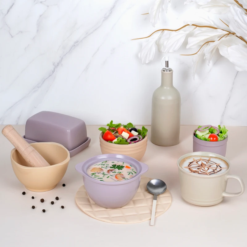 Бульонница с ручками, O'Kitchen, 550 мл, в ассортименте