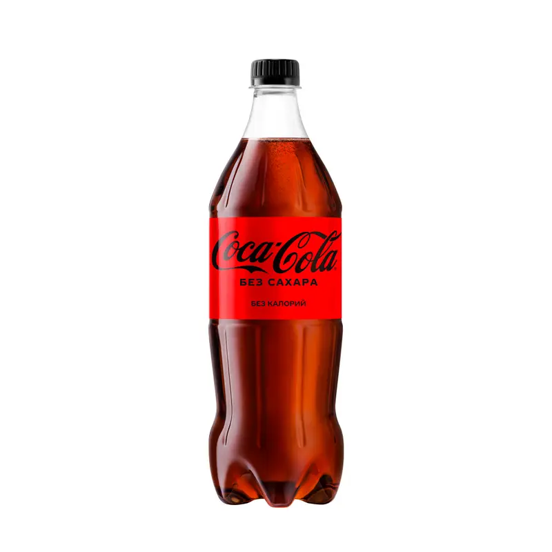 Напиток газированный, Coca-Cola, 1 л, без сахара