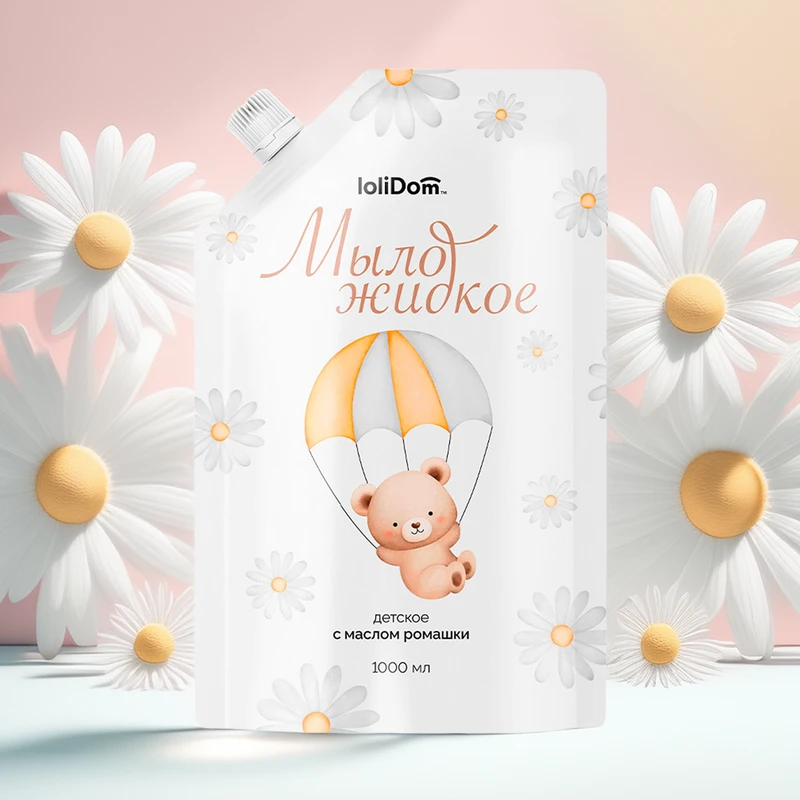 Мыло жидкое детское, LOLIDOM, 1 л