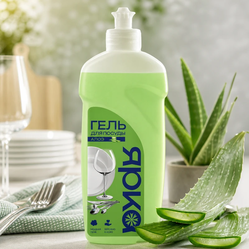 Гель для мытья посуды, Ярка, 400 г, в ассортименте