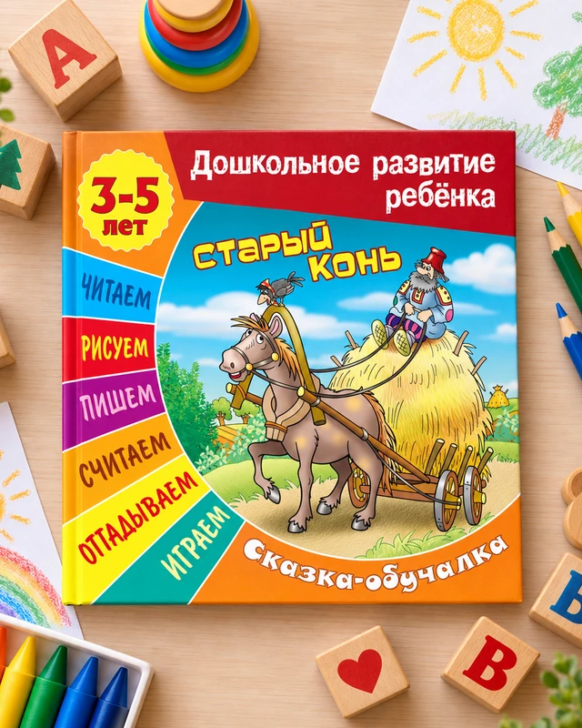 Сказка-обучалка "Дошкольное развитие ребёнка", в ассортименте
