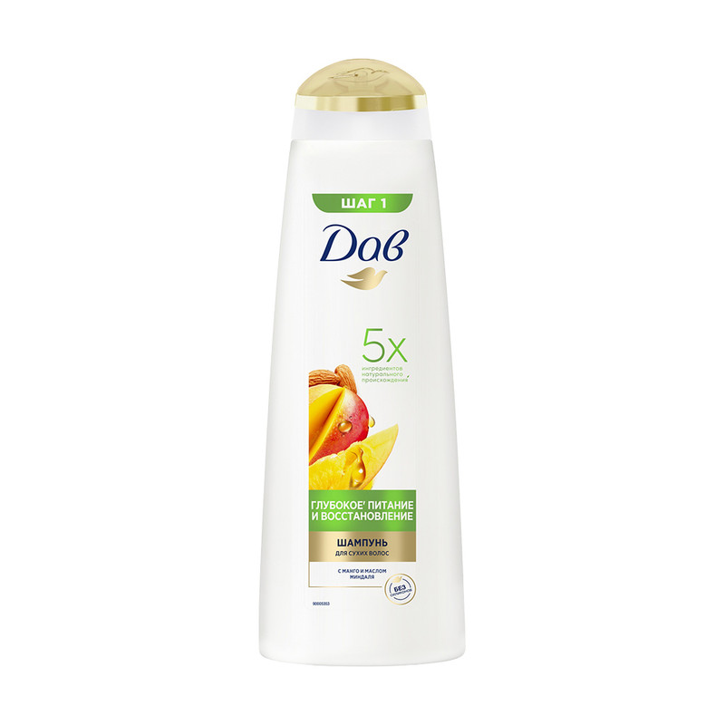 Шампунь "Объём и восстановление", Dove, 380 мл