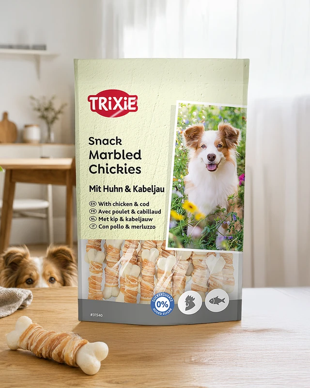 Лакомство для собак, TRIXIE, курица/треска, 100 г