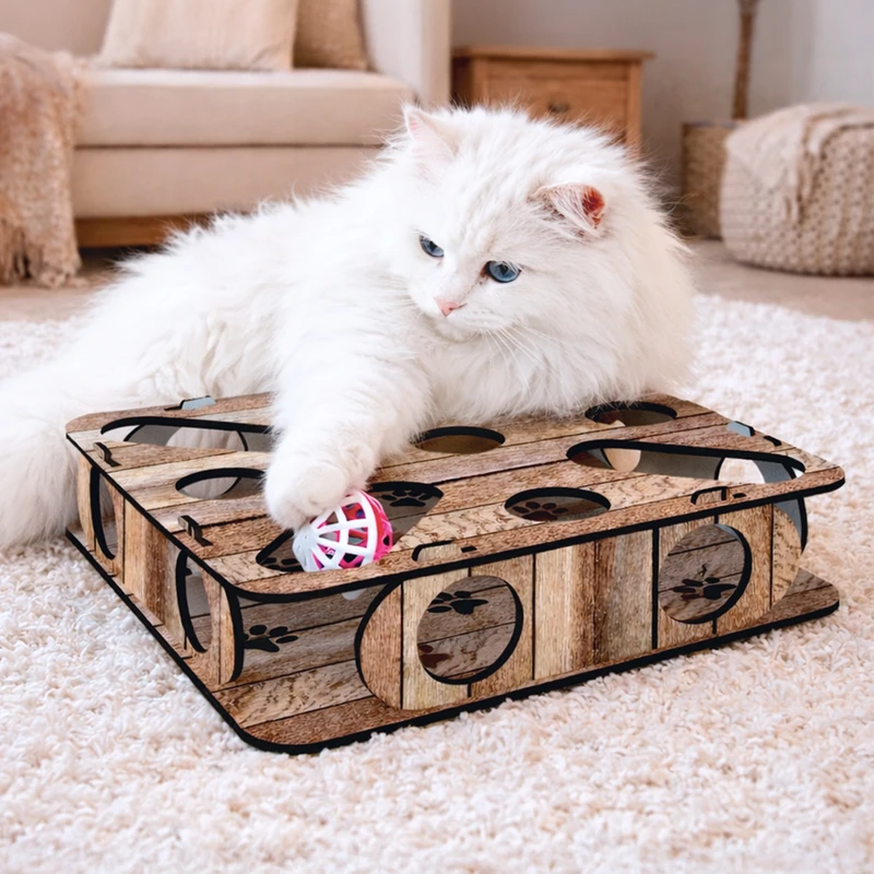 Игрушка для кота с мячиком, Pet Club, в ассортименте