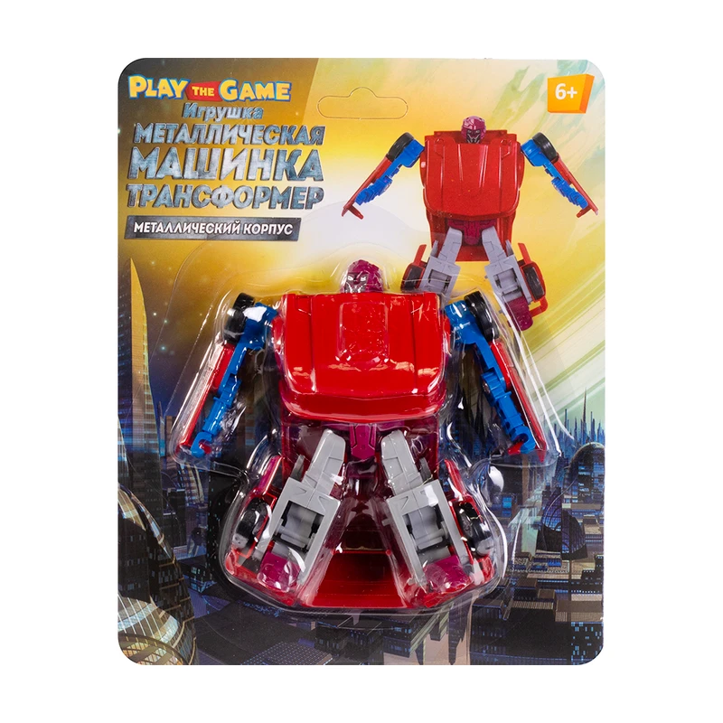 Игрушка "Металлическая Машинка трансформер", Play the Game, в ассортименте