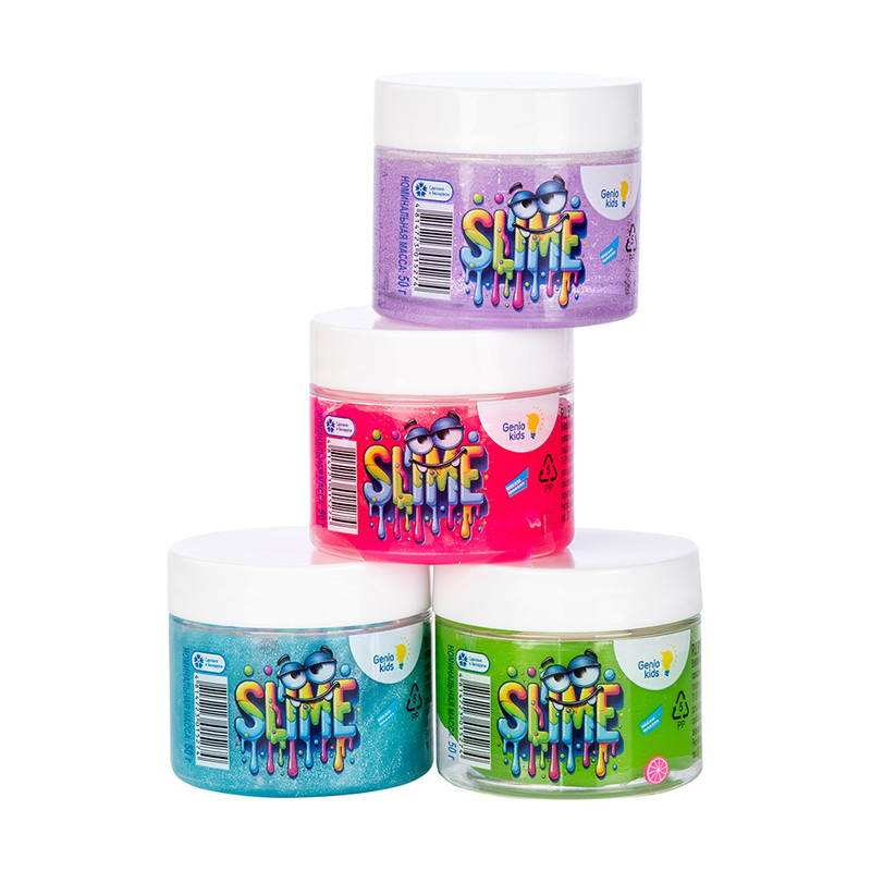 Игрушка-антистресс "Мялка-жмялка", GENIO KIDS-ART, 50 г, в ассортименте