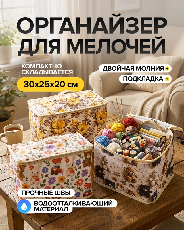 Органайзер для хранения, Home Time, 30х25х20 см