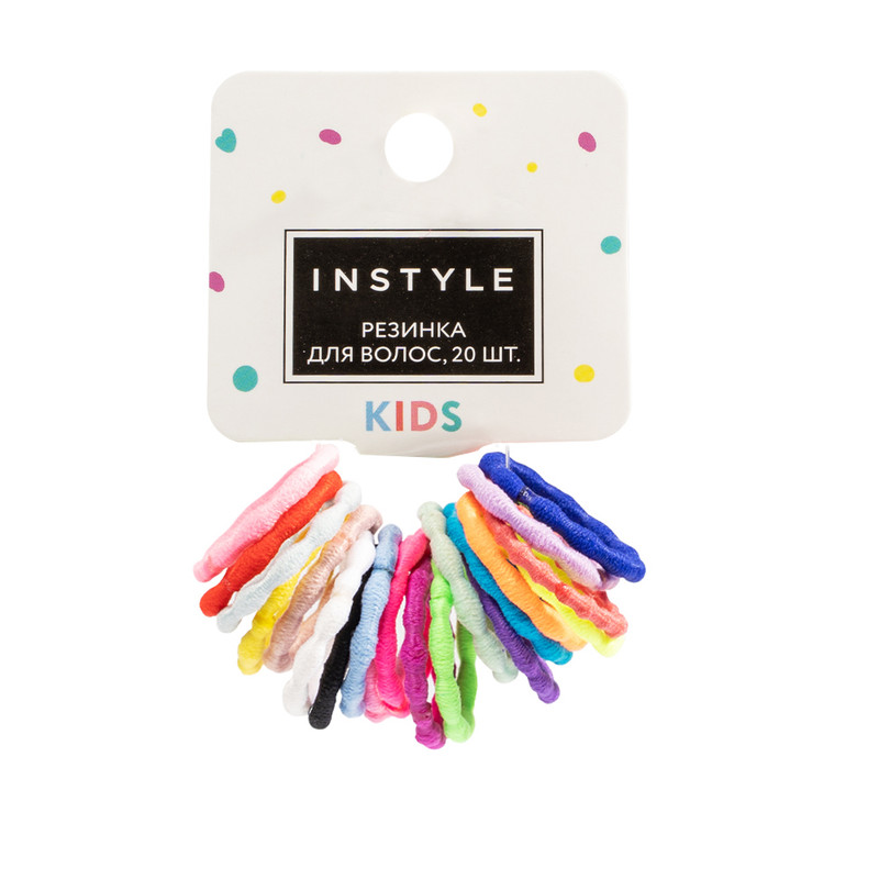 Резинка для волос, INSTYLE, 20 шт., в ассортименте