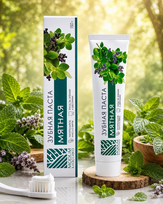 Паста зубная, MODUM КЛАССИКА, 150 г, в ассортименте