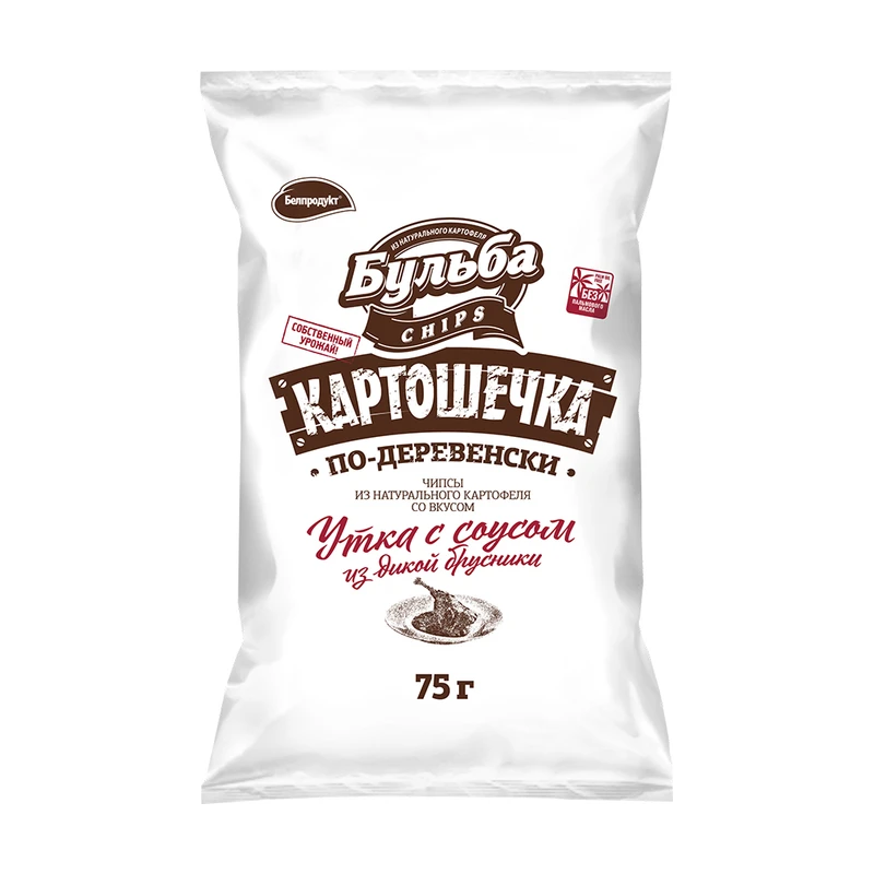 Чипсы "Картошечка", Бульба Сhips, 75 г, в ассортименте