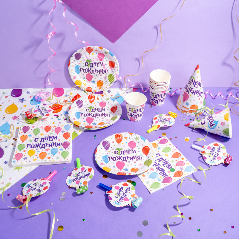 Скатерть праздничная, PARTY, 120х180 см, в ассортименте