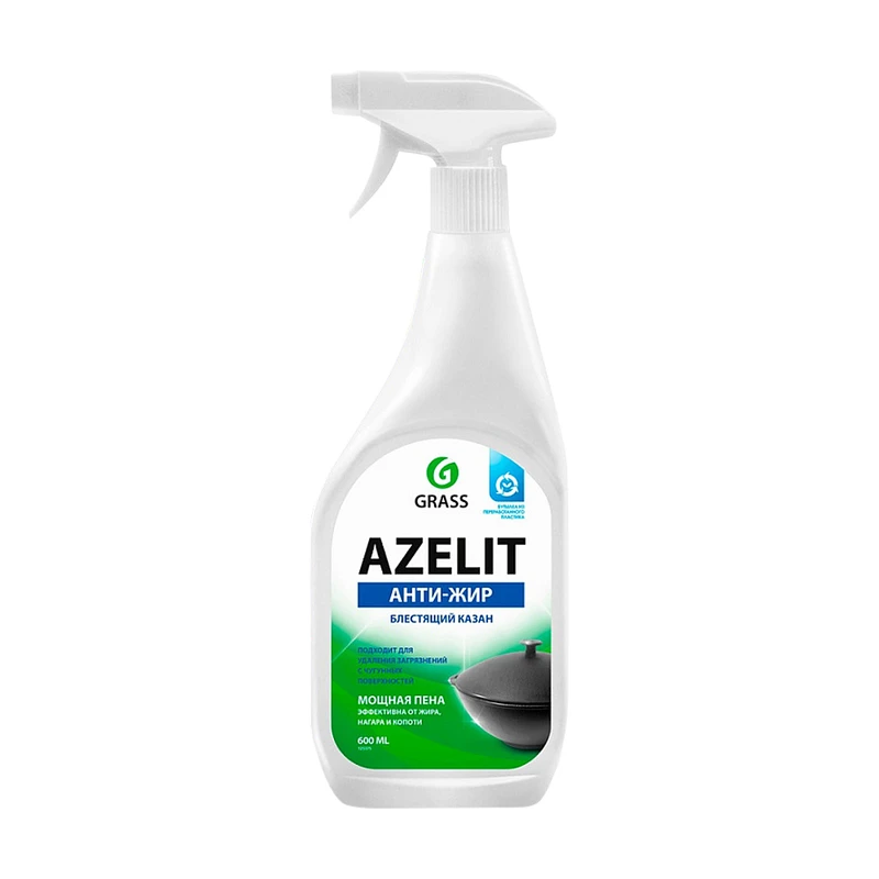 Чистящее средство антижир "Azelit. Блестящий казан", GRASS, 600 мл