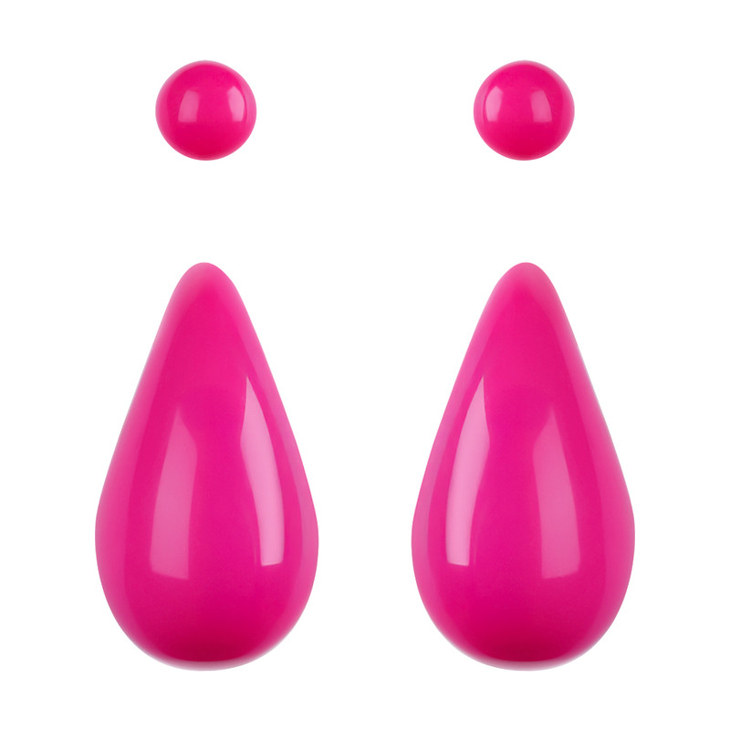Серьги, INSTYLE, 2 пары, в ассортименте