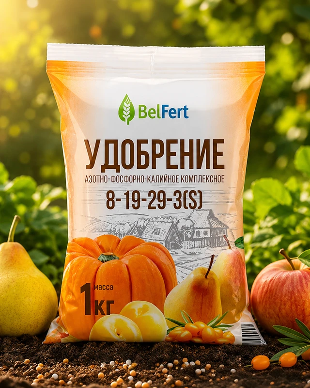 Удобрение минеральное "АФК 8:19:29:3", BelFert, 1 кг