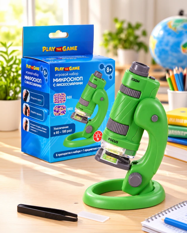 Игровой набор "Микроскоп с аксессуарами", в ассортименте