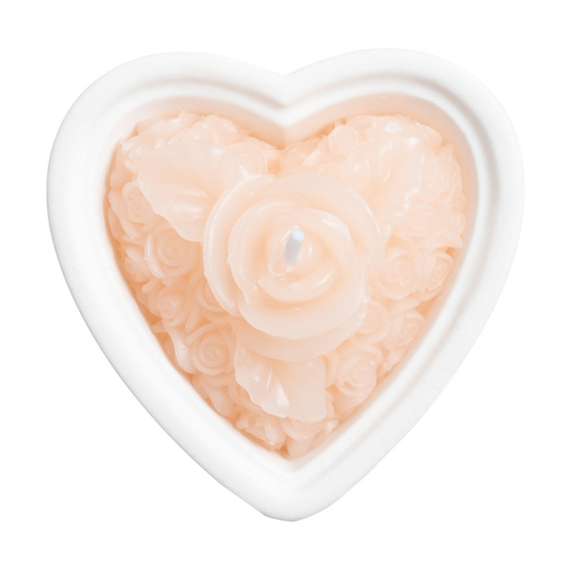 Свеча "Сердце", With Love, 2 шт., в ассортименте