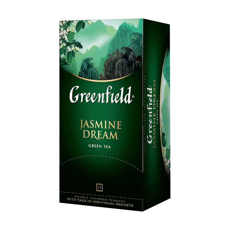 Чай зелёный "Jasmin dream", Greenfiend, 25 пакетиков