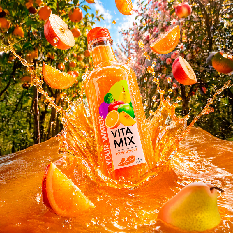 Напиток негазированный "VITA MIX", черешня, 0,5 л