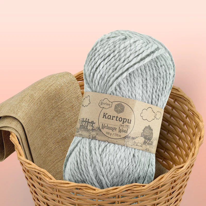 Пряжа для ручного вязания "Melange Wool", Kartopu, 100 г, 170 м, в ассортименте