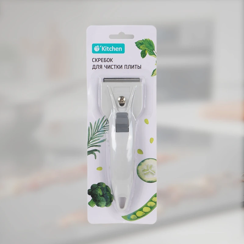 Скребок для чистки плиты, O’Kitchen, в ассортименте