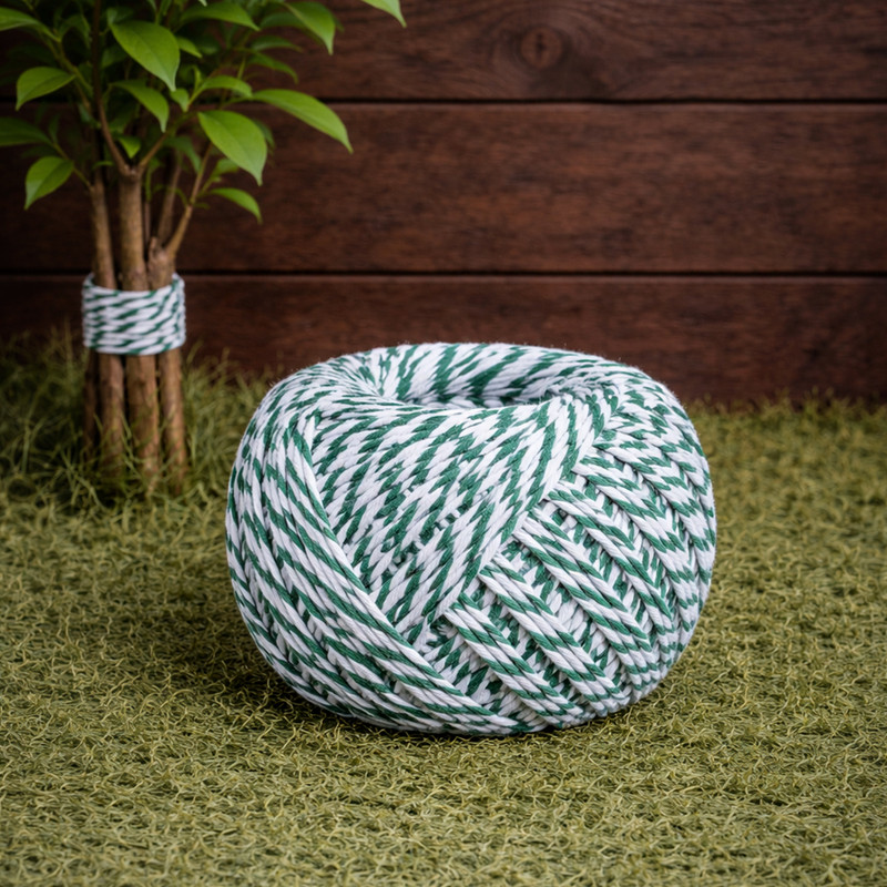 Нить хлопковая для подвязки растений, GreenArt, 100 м, в ассортименте