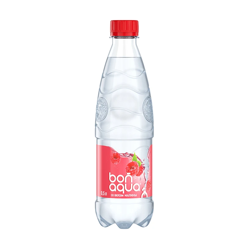 Напиток газированный, BonAqua, со вкусом малины, 0,5 л